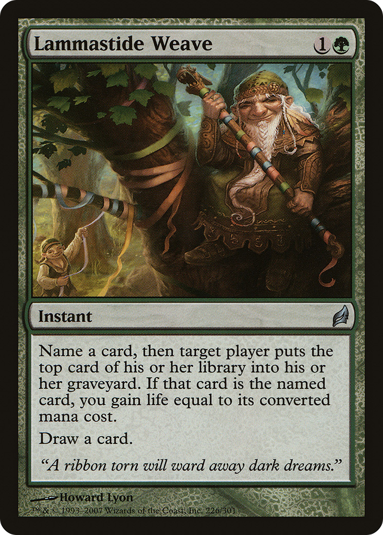 Lammastide Weave (LRW-226) - Lorwyn Foil - Premium MTG Single from Wizards of the Coast - Just $0.08! Shop now at Game Crave Tournament Store