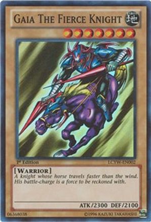 Gaia The Fierce Knight (LCYW-EN002) - Legendary Collection 3: Yugi's World Unlimited - Premium Yugioh Single from Konami - Just $3.86! Shop now at Game Crave Tournament Store