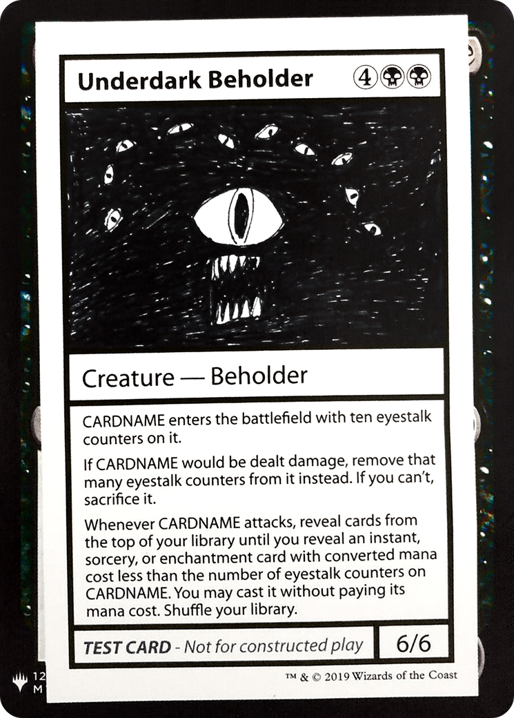 Underdark Beholder (CMB1-049) - Mystery Booster Playtest Cards 2019 - Premium MTG Single from Wizards of the Coast - Just $0.40! Shop now at Game Crave Tournament Store