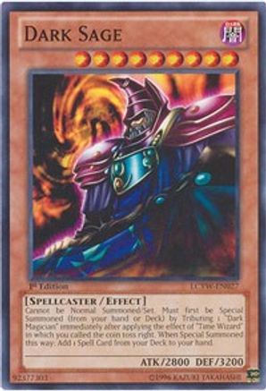 Dark Sage (LCYW-EN027) - Legendary Collection 3: Yugi's World Unlimited - Premium Yugioh Single from Konami - Just $5.48! Shop now at Game Crave Tournament Store