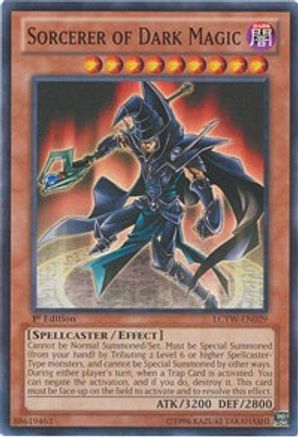 Sorcerer of Dark Magic (LCYW-EN029) - Legendary Collection 3: Yugi's World Unlimited - Premium Yugioh Single from Konami - Just $1.66! Shop now at Game Crave Tournament Store