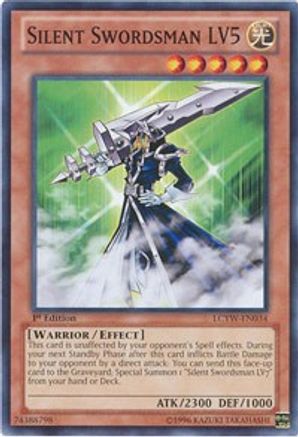 Silent Swordsman LV5 (LCYW-EN034) - Legendary Collection 3: Yugi's World Unlimited - Premium Yugioh Single from Konami - Just $0.25! Shop now at Game Crave Tournament Store
