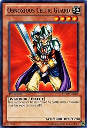 Obnoxious Celtic Guard (LCYW-EN036) - Legendary Collection 3: Yugi's World Unlimited - Premium Yugioh Single from Konami - Just $0.62! Shop now at Game Crave Tournament Store