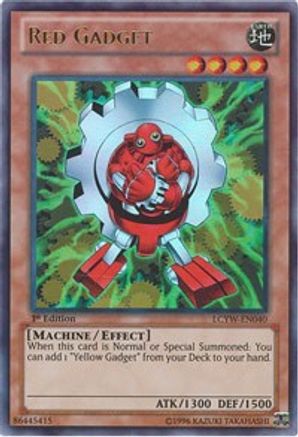 Red Gadget (LCYW-EN040) - Legendary Collection 3: Yugi's World Unlimited - Premium Yugioh Single from Konami - Just $0.85! Shop now at Game Crave Tournament Store