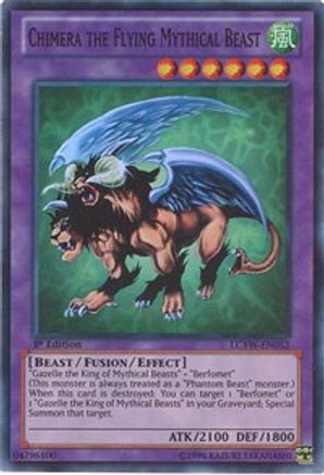 Chimera the Flying Mythical Beast (LCYW-EN052) - Legendary Collection 3: Yugi's World 1st Edition - Premium Yugioh Single from Konami - Just $0.55! Shop now at Game Crave Tournament Store