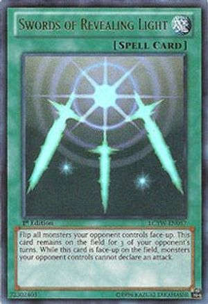 Swords of Revealing Light (LCYW-EN057) - Legendary Collection 3: Yugi's World 1st Edition - Premium Yugioh Single from Konami - Just $1.46! Shop now at Game Crave Tournament Store