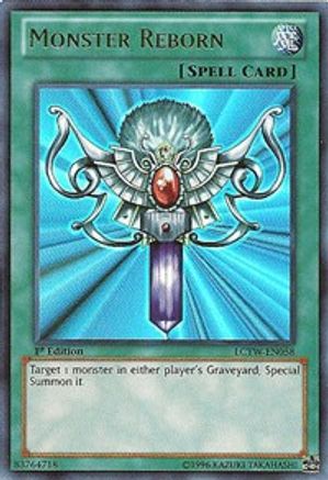 Monster Reborn (LCYW-EN058) - Legendary Collection 3: Yugi's World Unlimited - Premium Yugioh Single from Konami - Just $1.46! Shop now at Game Crave Tournament Store