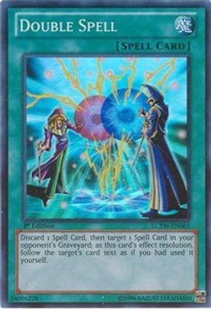 Double Spell (LCYW-EN065) - Legendary Collection 3: Yugi's World 1st Edition - Premium Yugioh Single from Konami - Just $0.39! Shop now at Game Crave Tournament Store
