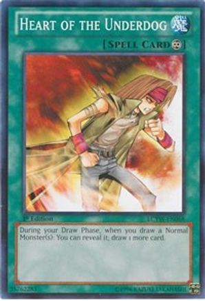 Heart of the Underdog (LCYW-EN068) - Legendary Collection 3: Yugi's World Unlimited - Premium Yugioh Single from Konami - Just $0.38! Shop now at Game Crave Tournament Store