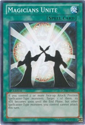 Magicians Unite (LCYW-EN077) - Legendary Collection 3: Yugi's World 1st Edition - Premium Yugioh Single from Konami - Just $0.27! Shop now at Game Crave Tournament Store