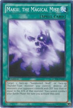Makiu, the Magical Mist (LCYW-EN087) - Legendary Collection 3: Yugi's World Unlimited - Premium Yugioh Single from Konami - Just $0.08! Shop now at Game Crave Tournament Store