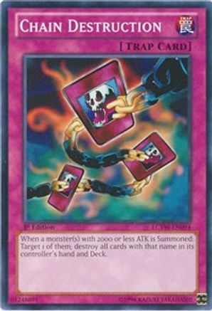 Chain Destruction (LCYW-EN094) - Legendary Collection 3: Yugi's World 1st Edition - Premium Yugioh Single from Konami - Just $0.26! Shop now at Game Crave Tournament Store