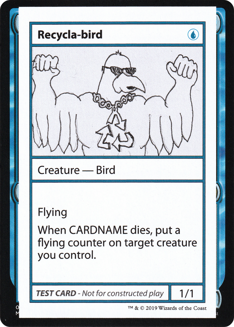 Recycla-bird (CMB2-028) - Mystery Booster Playtest Cards 2021 - Premium MTG Single from Wizards of the Coast - Just $0.08! Shop now at Game Crave Tournament Store