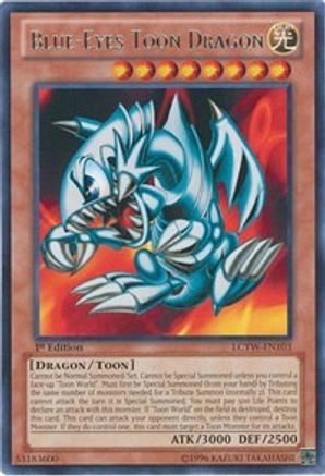 Blue-Eyes Toon Dragon (LCYW-EN103) - Legendary Collection 3: Yugi's World 1st Edition - Premium Yugioh Single from Konami - Just $1.39! Shop now at Game Crave Tournament Store