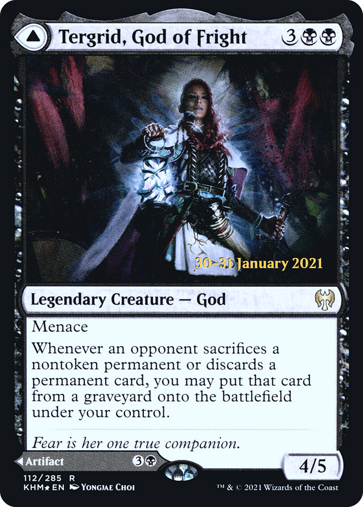 Tergrid, God of Fright // Tergrid's Lantern (PKHM-112S) - Kaldheim Promos Foil - Premium MTG Single from Wizards of the Coast - Just $6.32! Shop now at Game Crave Tournament Store