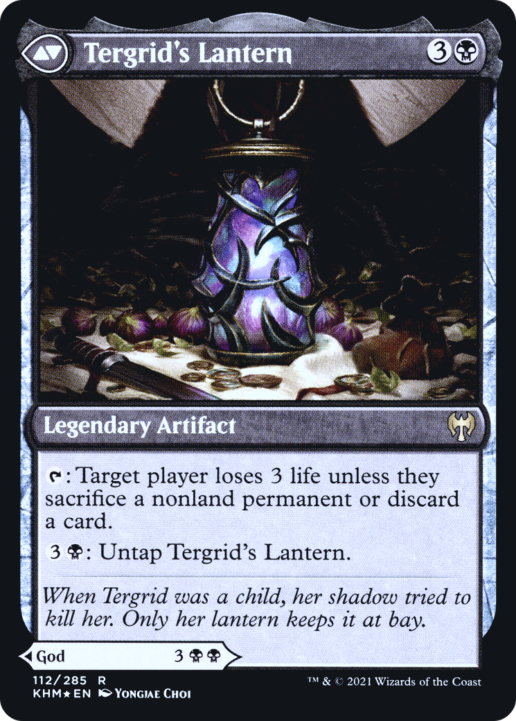 Tergrid, God of Fright // Tergrid's Lantern (PKHM-112S) - Kaldheim Promos Foil - Premium MTG Single from Wizards of the Coast - Just $6.32! Shop now at Game Crave Tournament Store