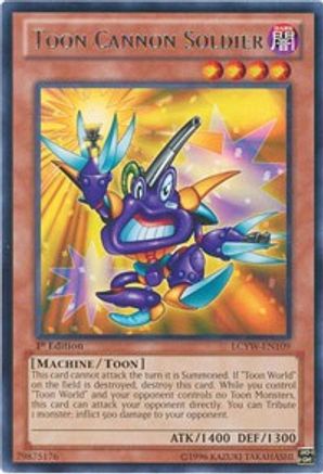 Toon Cannon Soldier (LCYW-EN109) - Legendary Collection 3: Yugi's World Unlimited - Premium Yugioh Single from Konami - Just $1.42! Shop now at Game Crave Tournament Store