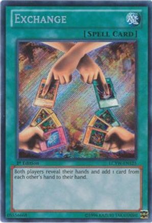 Exchange (LCYW-EN125) - Legendary Collection 3: Yugi's World 1st Edition - Premium Yugioh Single from Konami - Just $2.92! Shop now at Game Crave Tournament Store