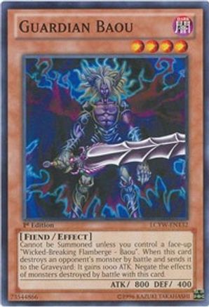 Guardian Baou (LCYW-EN132) - Legendary Collection 3: Yugi's World Unlimited - Premium Yugioh Single from Konami - Just $0.25! Shop now at Game Crave Tournament Store