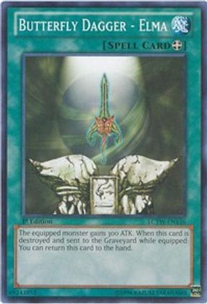Butterfly Dagger - Elma (LCYW-EN136) - Legendary Collection 3: Yugi's World 1st Edition - Premium Yugioh Single from Konami - Just $0.82! Shop now at Game Crave Tournament Store
