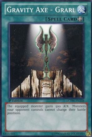 Gravity Axe - Grarl (LCYW-EN138) - Legendary Collection 3: Yugi's World 1st Edition - Premium Yugioh Single from Konami - Just $0.25! Shop now at Game Crave Tournament Store