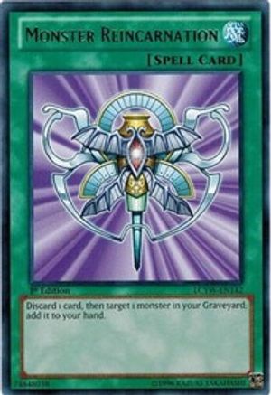 Monster Reincarnation (LCYW-EN142) - Legendary Collection 3: Yugi's World Unlimited - Premium Yugioh Single from Konami - Just $0.38! Shop now at Game Crave Tournament Store