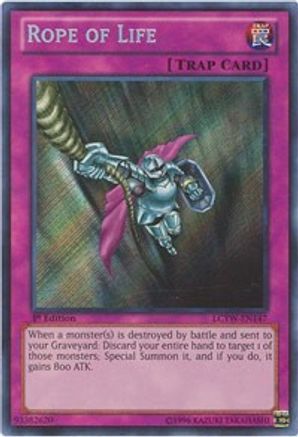 Rope of Life (LCYW-EN147) - Legendary Collection 3: Yugi's World Unlimited - Premium Yugioh Single from Konami - Just $0.70! Shop now at Game Crave Tournament Store