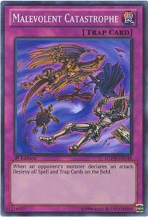 Malevolent Catastrophe (LCYW-EN148) - Legendary Collection 3: Yugi's World 1st Edition - Premium Yugioh Single from Konami - Just $3.02! Shop now at Game Crave Tournament Store