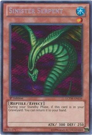Sinister Serpent (LCYW-EN154) - Legendary Collection 3: Yugi's World Unlimited - Premium Yugioh Single from Konami - Just $5.22! Shop now at Game Crave Tournament Store