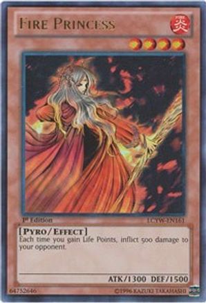 Fire Princess (LCYW-EN161) - Legendary Collection 3: Yugi's World 1st Edition - Premium Yugioh Single from Konami - Just $0.94! Shop now at Game Crave Tournament Store