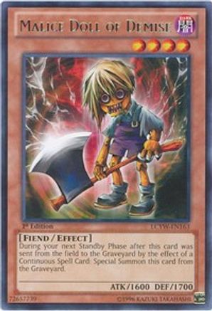 Malice Doll of Demise (LCYW-EN163) - Legendary Collection 3: Yugi's World 1st Edition - Premium Yugioh Single from Konami - Just $0.48! Shop now at Game Crave Tournament Store