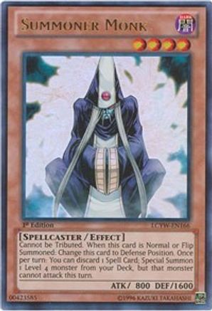 Summoner Monk (LCYW-EN166) - Legendary Collection 3: Yugi's World 1st Edition - Premium Yugioh Single from Konami - Just $3.54! Shop now at Game Crave Tournament Store