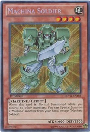 Machina Soldier (LCYW-EN168) - Legendary Collection 3: Yugi's World Unlimited - Premium Yugioh Single from Konami - Just $0.73! Shop now at Game Crave Tournament Store