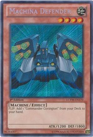 Machina Defender (LCYW-EN170) - Legendary Collection 3: Yugi's World Unlimited - Premium Yugioh Single from Konami - Just $0.36! Shop now at Game Crave Tournament Store