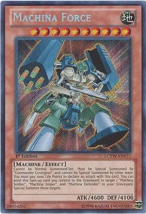 Machina Force (LCYW-EN171) - Legendary Collection 3: Yugi's World Unlimited - Premium Yugioh Single from Konami - Just $18.99! Shop now at Game Crave Tournament Store