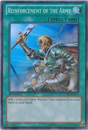 Reinforcement of the Army (LCYW-EN173) - Legendary Collection 3: Yugi's World Unlimited - Premium Yugioh Single from Konami - Just $0.31! Shop now at Game Crave Tournament Store