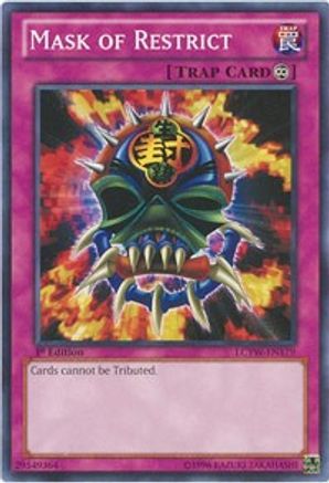 Mask of Restrict (LCYW-EN179) - Legendary Collection 3: Yugi's World 1st Edition - Premium Yugioh Single from Konami - Just $3.47! Shop now at Game Crave Tournament Store