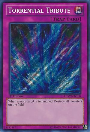 Torrential Tribute (LCYW-EN180) - Legendary Collection 3: Yugi's World Unlimited - Premium Yugioh Single from Konami - Just $3.10! Shop now at Game Crave Tournament Store