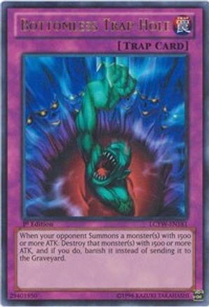 Bottomless Trap Hole (LCYW-EN181) - Legendary Collection 3: Yugi's World 1st Edition - Premium Yugioh Single from Konami - Just $2.58! Shop now at Game Crave Tournament Store