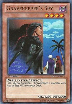 Gravekeeper's Spy (LCYW-EN183) - Legendary Collection 3: Yugi's World Unlimited - Premium Yugioh Single from Konami - Just $3.01! Shop now at Game Crave Tournament Store
