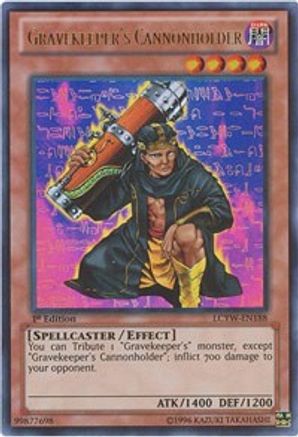Gravekeeper's Cannonholder (LCYW-EN188) - Legendary Collection 3: Yugi's World 1st Edition - Premium Yugioh Single from Konami - Just $0.66! Shop now at Game Crave Tournament Store