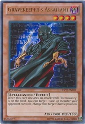 Gravekeeper's Assailant (LCYW-EN189) - Legendary Collection 3: Yugi's World 1st Edition - Premium Yugioh Single from Konami - Just $2.08! Shop now at Game Crave Tournament Store