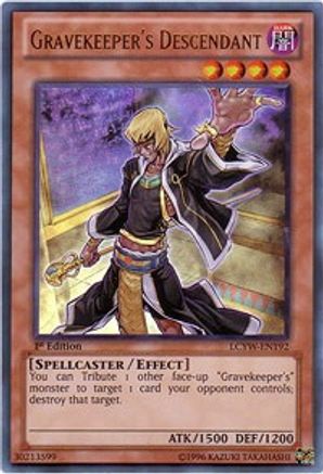 Gravekeeper's Descendant (LCYW-EN192) - Legendary Collection 3: Yugi's World 1st Edition - Premium Yugioh Single from Konami - Just $8.53! Shop now at Game Crave Tournament Store