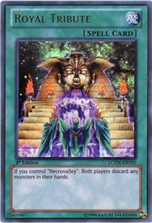 Royal Tribute (LCYW-EN195) - Legendary Collection 3: Yugi's World Unlimited - Premium Yugioh Single from Konami - Just $4.80! Shop now at Game Crave Tournament Store