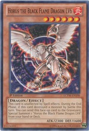 Horus the Black Flame Dragon LV6 (LCYW-EN198) - Legendary Collection 3: Yugi's World Unlimited - Premium Yugioh Single from Konami - Just $0.46! Shop now at Game Crave Tournament Store
