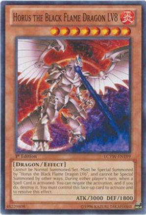 Horus the Black Flame Dragon LV8 (LCYW-EN199) - Legendary Collection 3: Yugi's World 1st Edition - Premium Yugioh Single from Konami - Just $3.66! Shop now at Game Crave Tournament Store