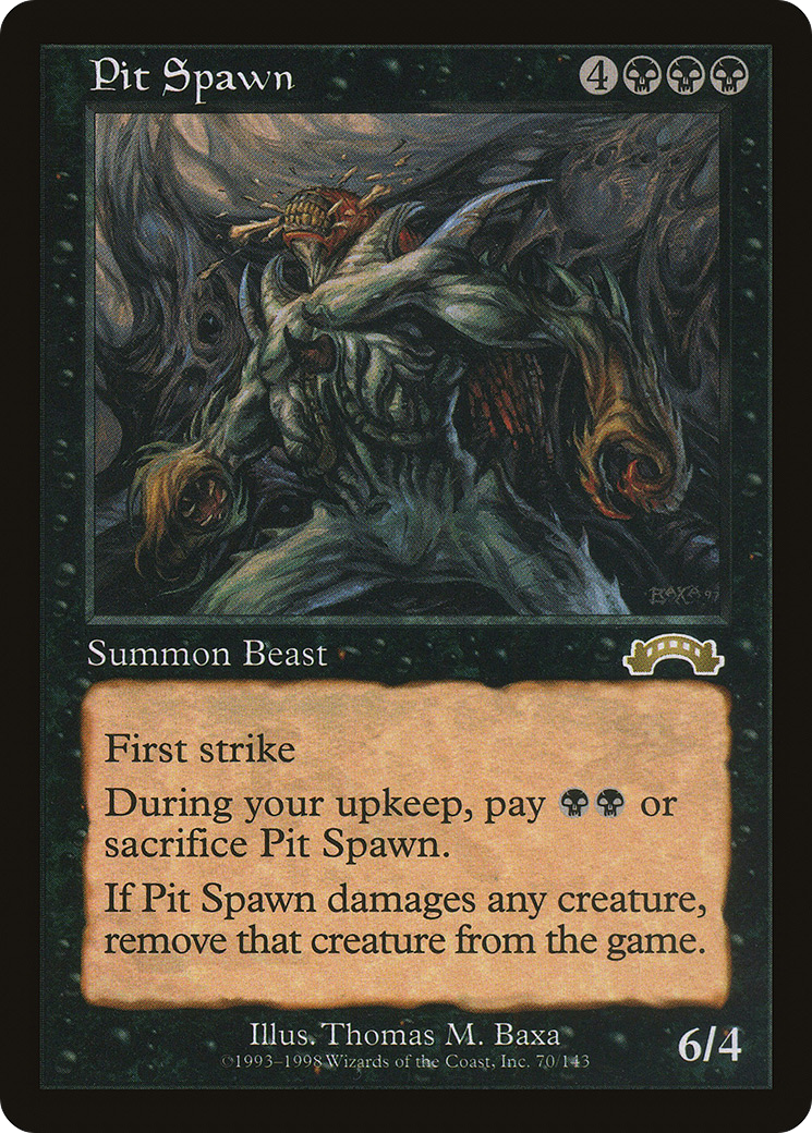 Pit Spawn (EXO-070) - Exodus - Premium MTG Single from Wizards of the Coast - Just $0.14! Shop now at Game Crave Tournament Store