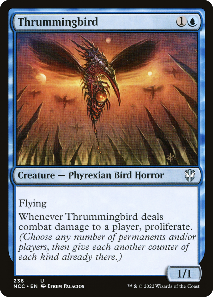 Thrummingbird (NCC-236) - New Capenna Commander - Premium MTG Single from Wizards of the Coast - Just $0.08! Shop now at Game Crave Tournament Store
