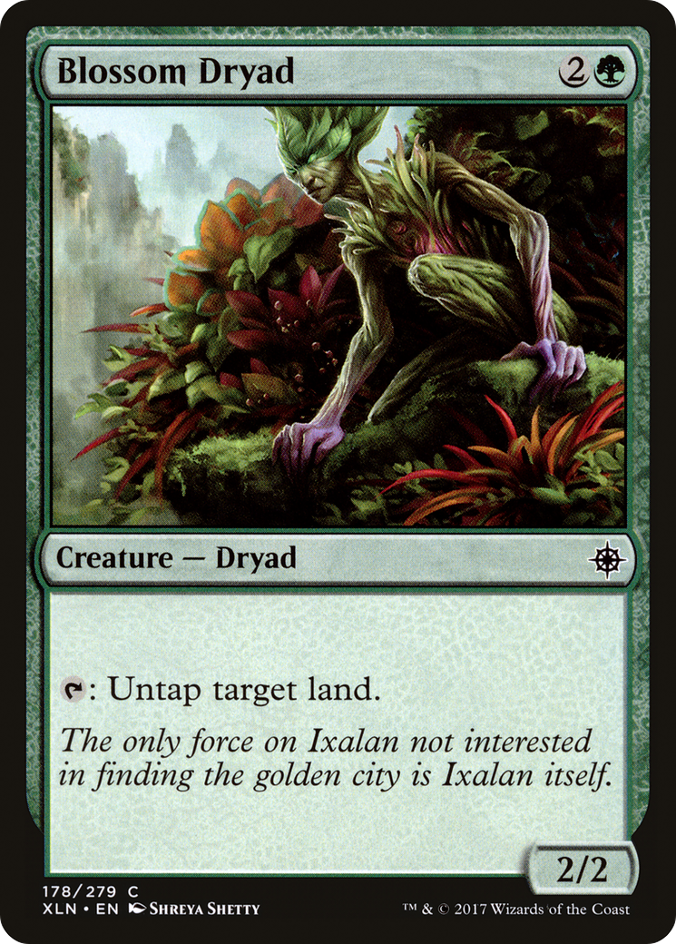 Blossom Dryad (XLN-178) - Ixalan Foil - Premium MTG Single from Wizards of the Coast - Just $0.08! Shop now at Game Crave Tournament Store