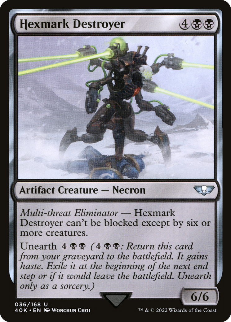 Hexmark Destroyer (40K-036) - Warhammer 40,000 Commander - Premium MTG Single from Wizards of the Coast - Just $0.08! Shop now at Game Crave Tournament Store